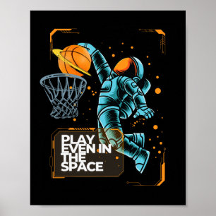 Sketllastronaut Dunkin Spiel Sketch auch im Weltra Poster