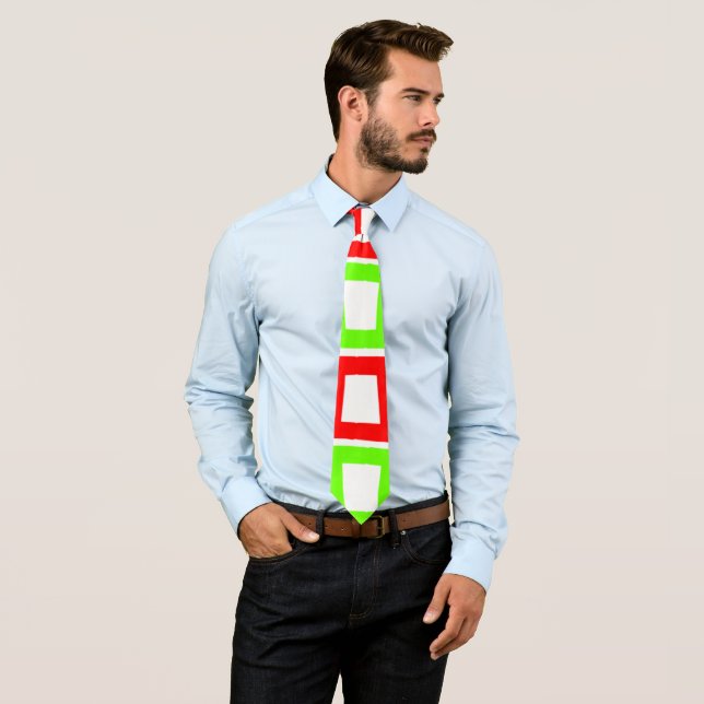Skew Rectangle Neck Tie Krawatte (Beispiel)
