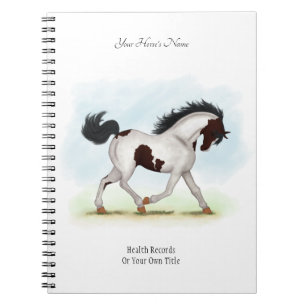 Skewbald Pinto Personalized Horse Owner's Journal