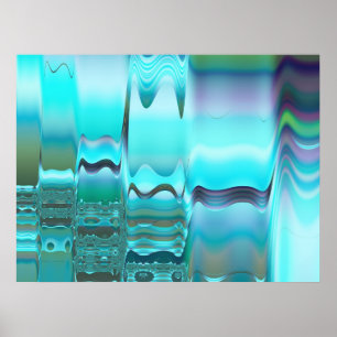 Ski Abstrakte Kunst Poster