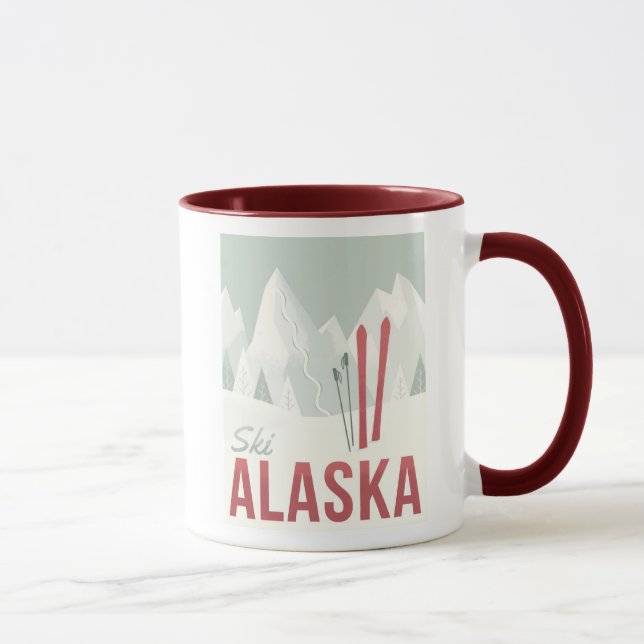 Ski Alaska Tasse (Rechts)