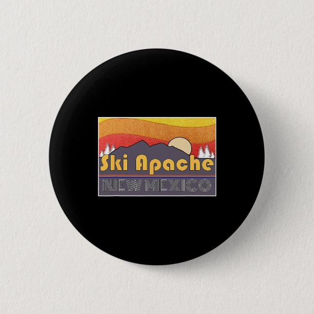Ski Apache New Mexico  Button (Vorderseite)