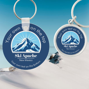 Ski Apache New Mexico Skigebiet Geschenk Schlüsselanhänger
