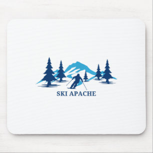 Ski apache new mexico Skigebiet Skifahren Skifahre Mousepad