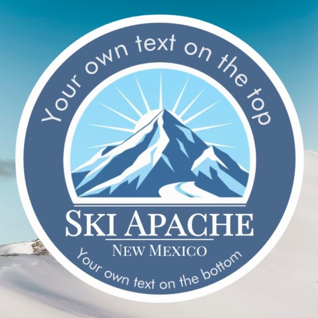 Ski Apache Skigebiet New Mexico Aufkleber (Von Creator hochgeladen)