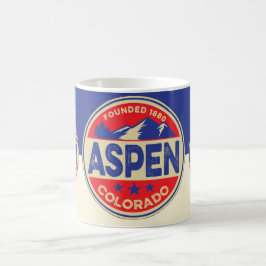 Ski Aspen Blue & Red Mug Kaffeetasse