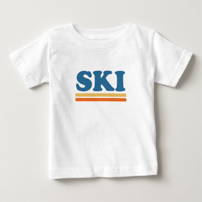 Ski Baby T-shirt (Vorderseite)