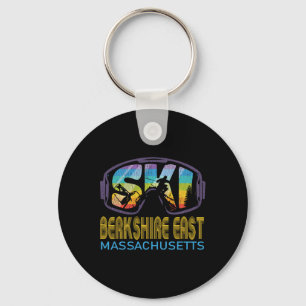 Ski Berkshire East Machusetts Skiurlaub Schlüsselanhänger