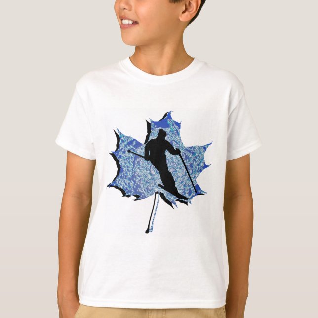 SKI-BLATT-TRAUM T-Shirt (Vorderseite)