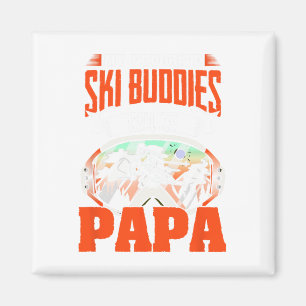 Ski Buddies nennen mich Papa Ski Ski Winter Sport Magnet