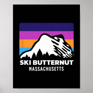 Ski Butternut Massachusetts Sommer Familien-Skiurl Poster