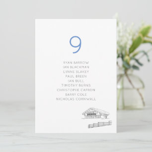 Ski Chalet Snowy Slopes Mariage Carte Carte Carte 