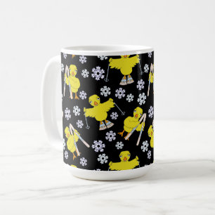 Ski Chick Pattern Kaffeemaschine Tasse