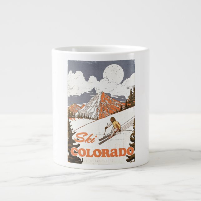 Ski Colorado Jumbo-Tasse (Vorderseite)