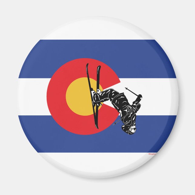 Ski Colorado Magnet (Vorne)