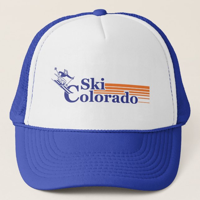 Ski Colorado (männlich) Truckerkappe (Vorderseite)