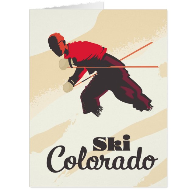 Ski Colorado Reiseplakat (Vorderseite)