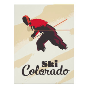 Ski Colorado Reiseplakat Poster