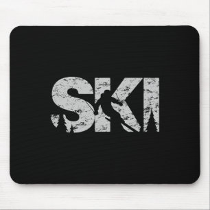Ski Cool Skistil Alpin Skifahrer Geschenk Frauen M Mousepad