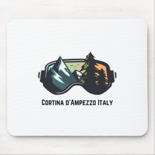 Ski Cortina D'ampezzo Italien Bergsee-Zauber im Va Mousepad
