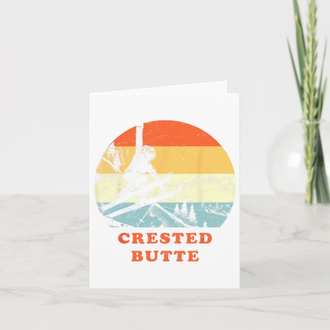 Ski Crested Butte Karte (Vorderseite)