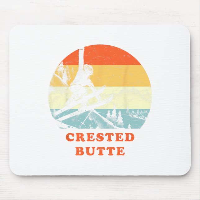 Ski Crested Butte Mousepad (Vorne)