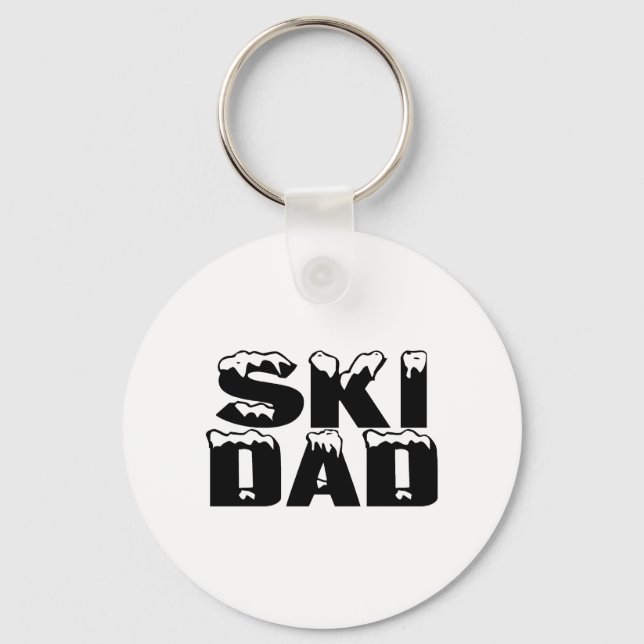 Ski Dad Schlüsselanhänger (Vorderseite)