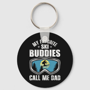 Ski-Daddy-Geschenk Meine Lieblings-Ski-Kumpels nen Schlüsselanhänger