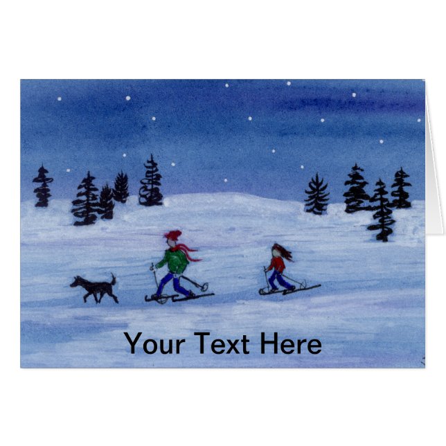 Ski de fond (Devant horizontal)