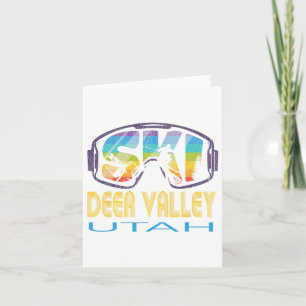 Ski Deer Valley Utah Skiurlaub Karte