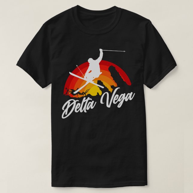 Ski Delta Vega T-Shirt (Design vorne)