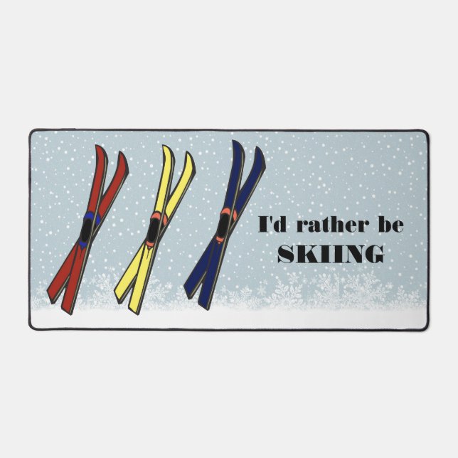 Ski Design Desk Mat (Recto)