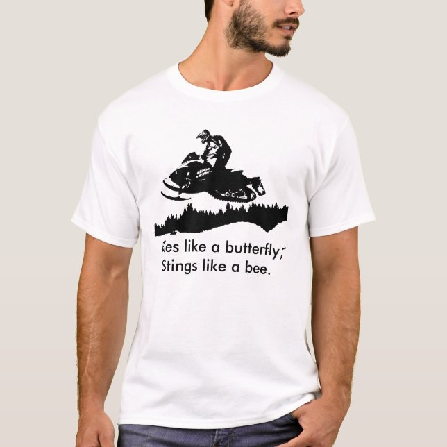 ski-doo-bkg.ai, Fliegen wie ein Schmetterling, T-Shirt (Vorderseite)