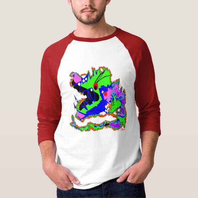 Ski Dragon T-Shirt (Vorderseite)