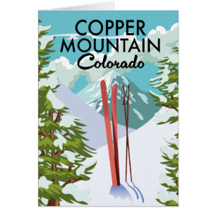 Ski du Colorado de la montagne de cuivre