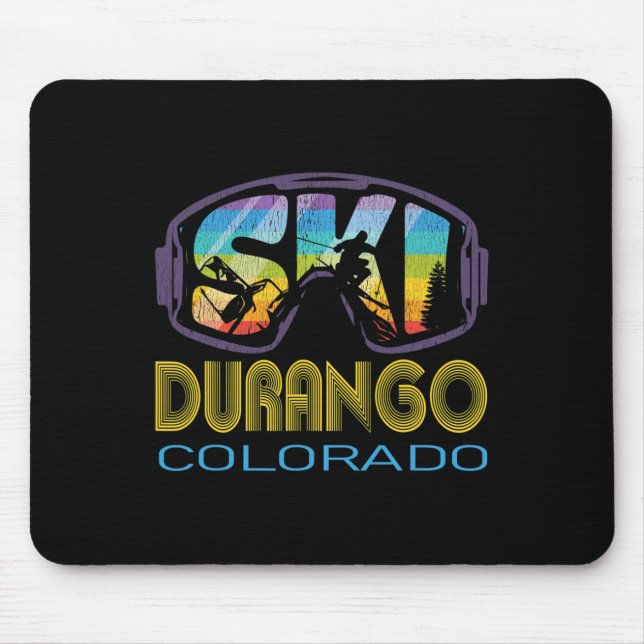 Ski Durango Colorado Skiurlaub  Mousepad (Vorne)