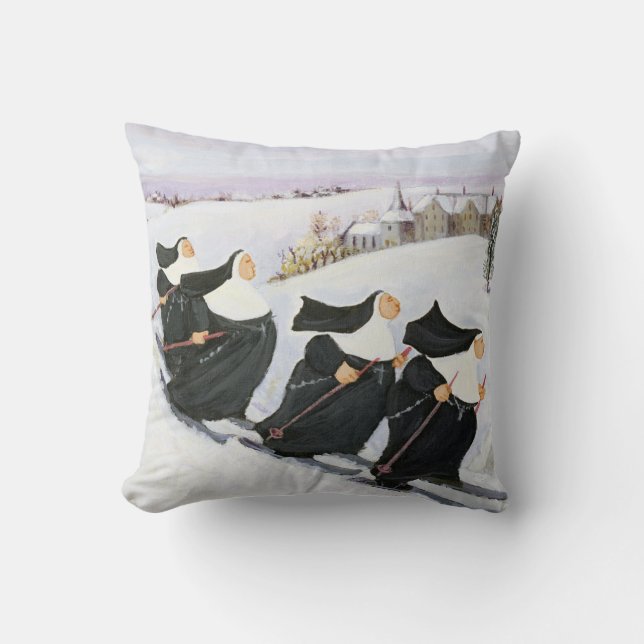 Ski fahren kissen (Vorderseite)