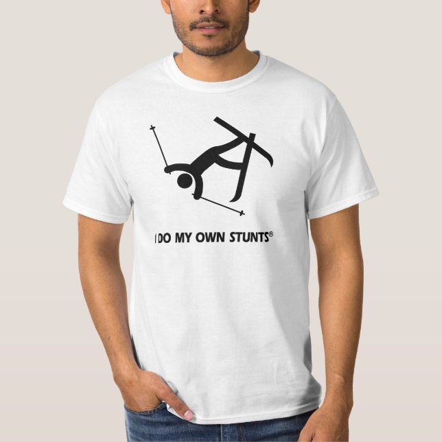 Ski fahren meine eigenen Bremsungen T-Shirt (Vorderseite)