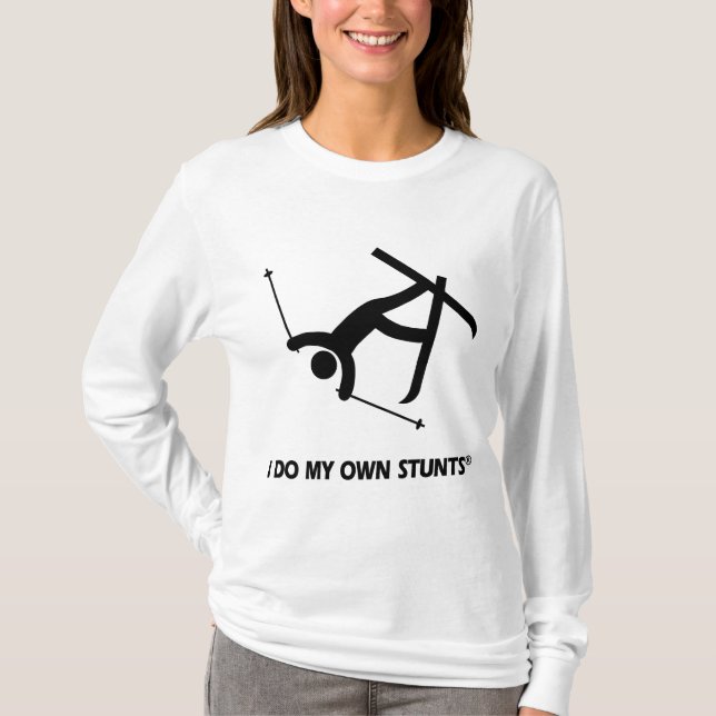 Ski fahren meine eigenen Bremsungen T-Shirt (Vorderseite)