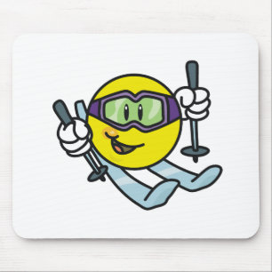 Ski fahren mousepad