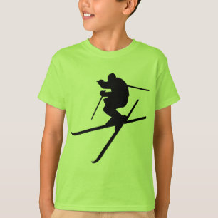 Ski fahren - Ski-Freistil T-Shirt