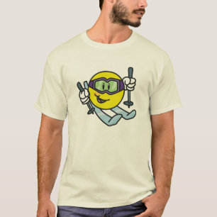 Ski fahren T-Shirt