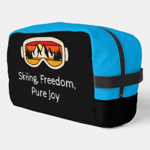 Ski Freedom, Pure Joy Mountain Sunrise Edition Waschbeutel