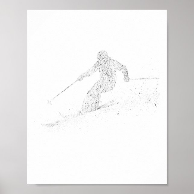 Ski Freestyle Ski Freeski Poster (Vorne)