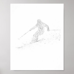 Ski Freestyle-Skiing Freeski Poster