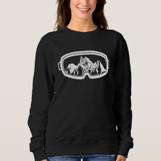 Ski Goggles Skifahren Sweatshirt