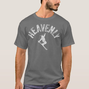 Ski Himmlisches Vintages Kalifornien Skifahren Coo T-Shirt