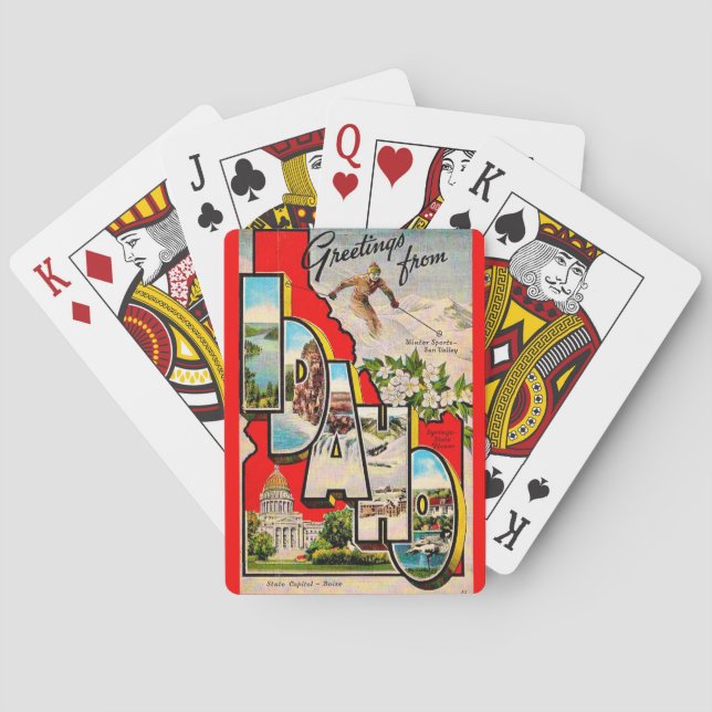 Ski Idaho - Sun Valley Playing Cards Spielkarten (Rückseite)