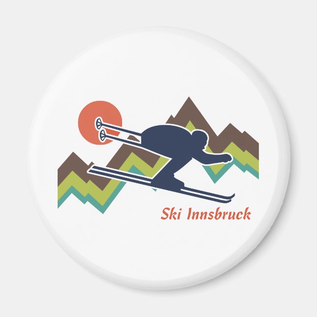 Ski Innsbruck Magnet (Vorne)