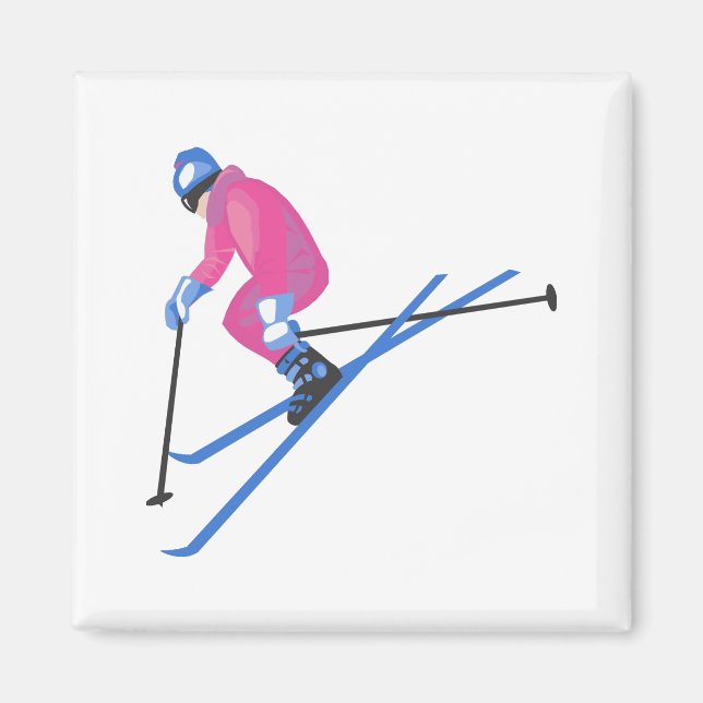 Ski Jumper Magnet (Vorne)